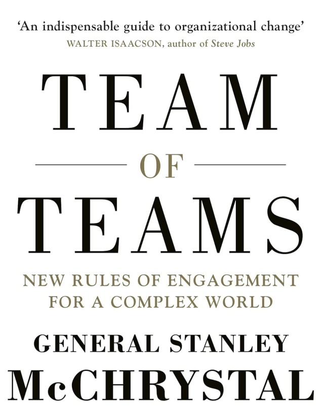 Team Of Teams. New Rules Of Engagement In A Complex World. What if you could combine the agility, adaptability, and cohesion of a small team with the power and resources of a giant organization?